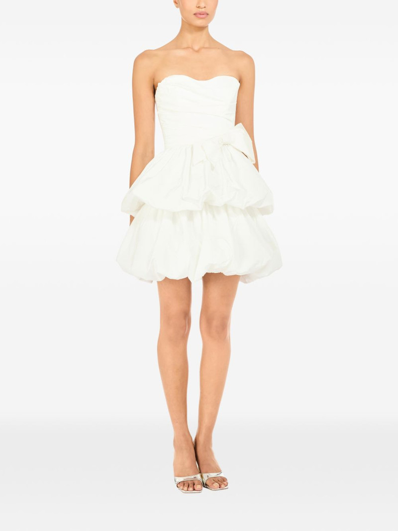 JENNY PACKHAM bow tiered mini dress outlook