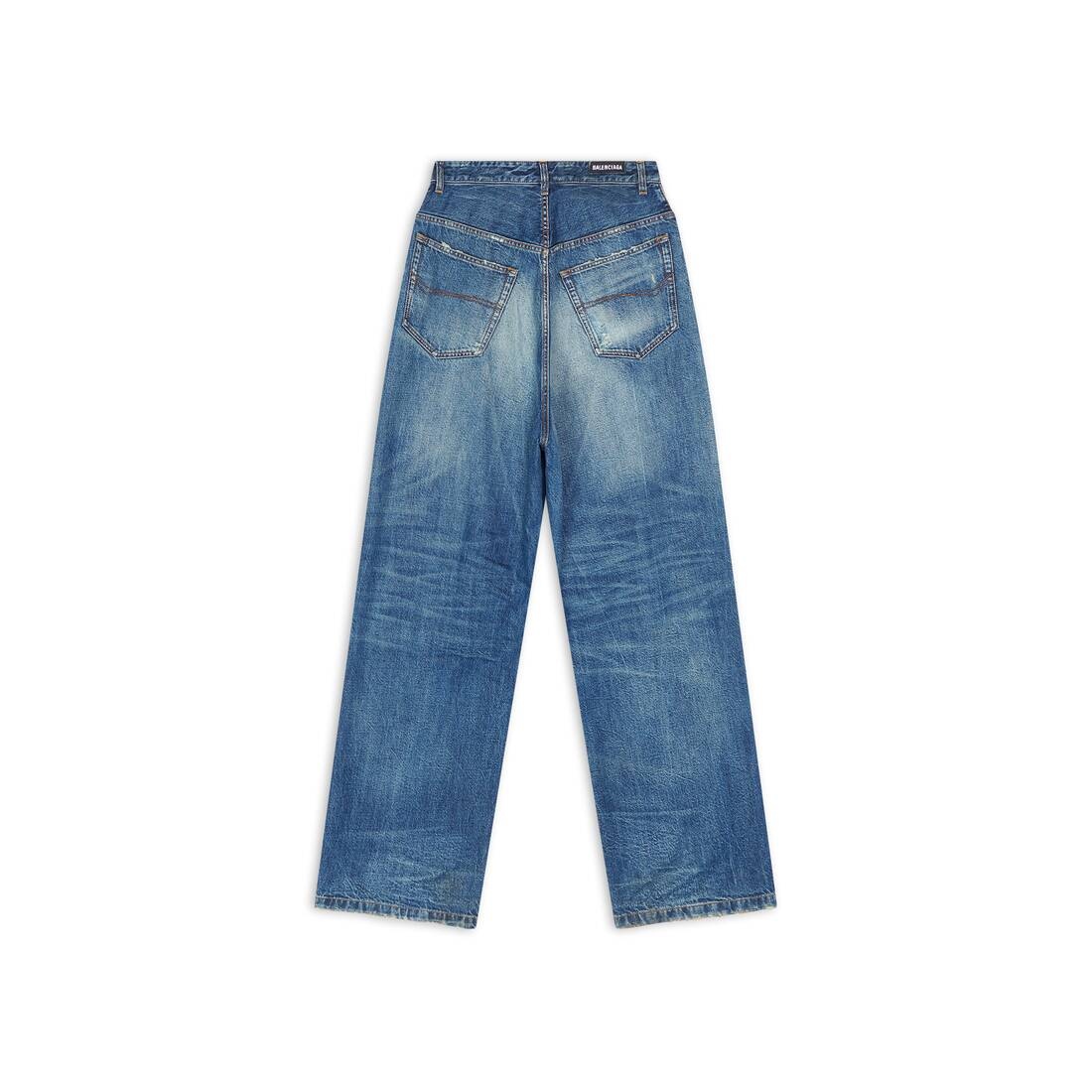 Pull-up Pants  in Blue - 5