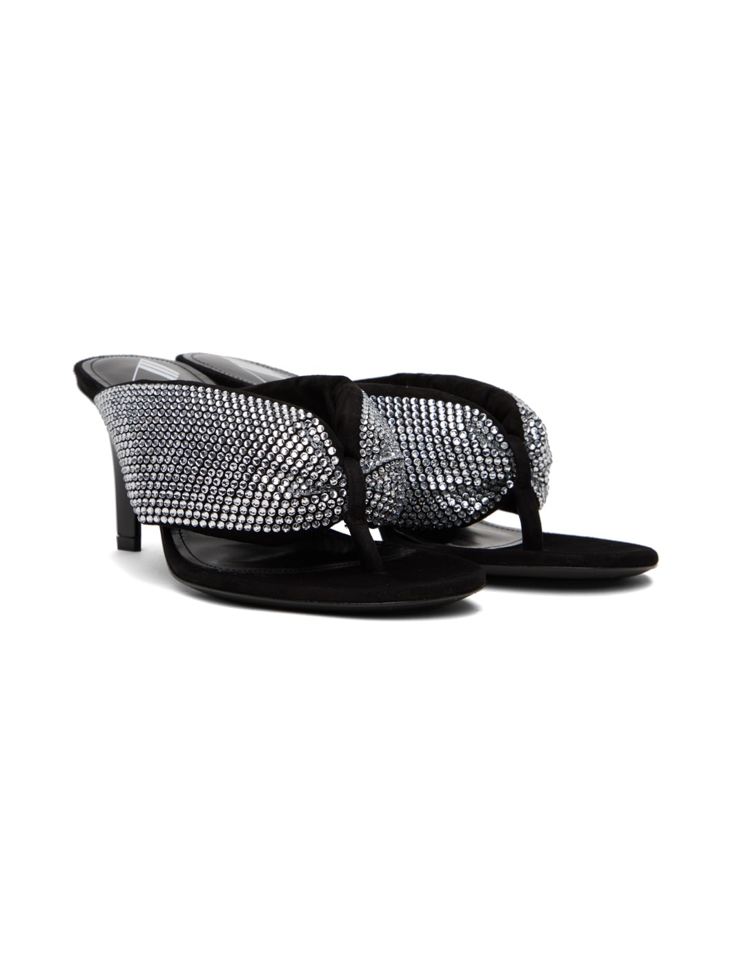 Black Rem Heeled Sandals - 4