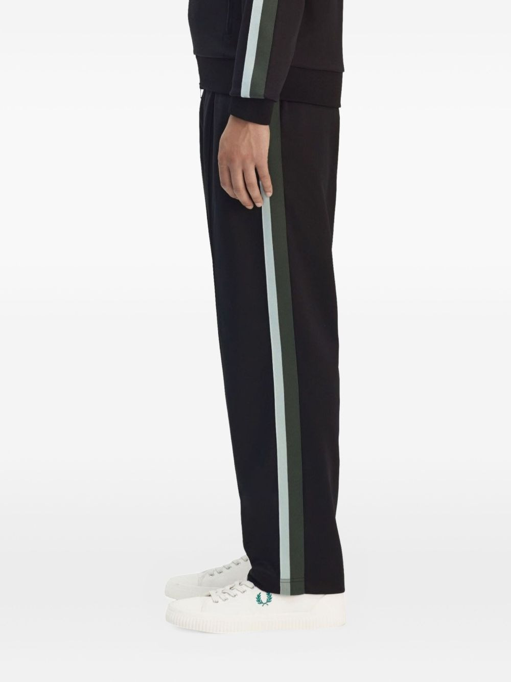 side-stripe track pants - 2