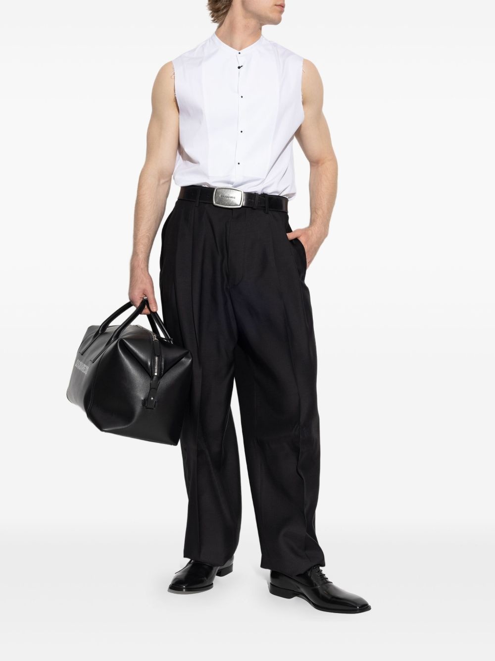 pressed-crease trousers - 2