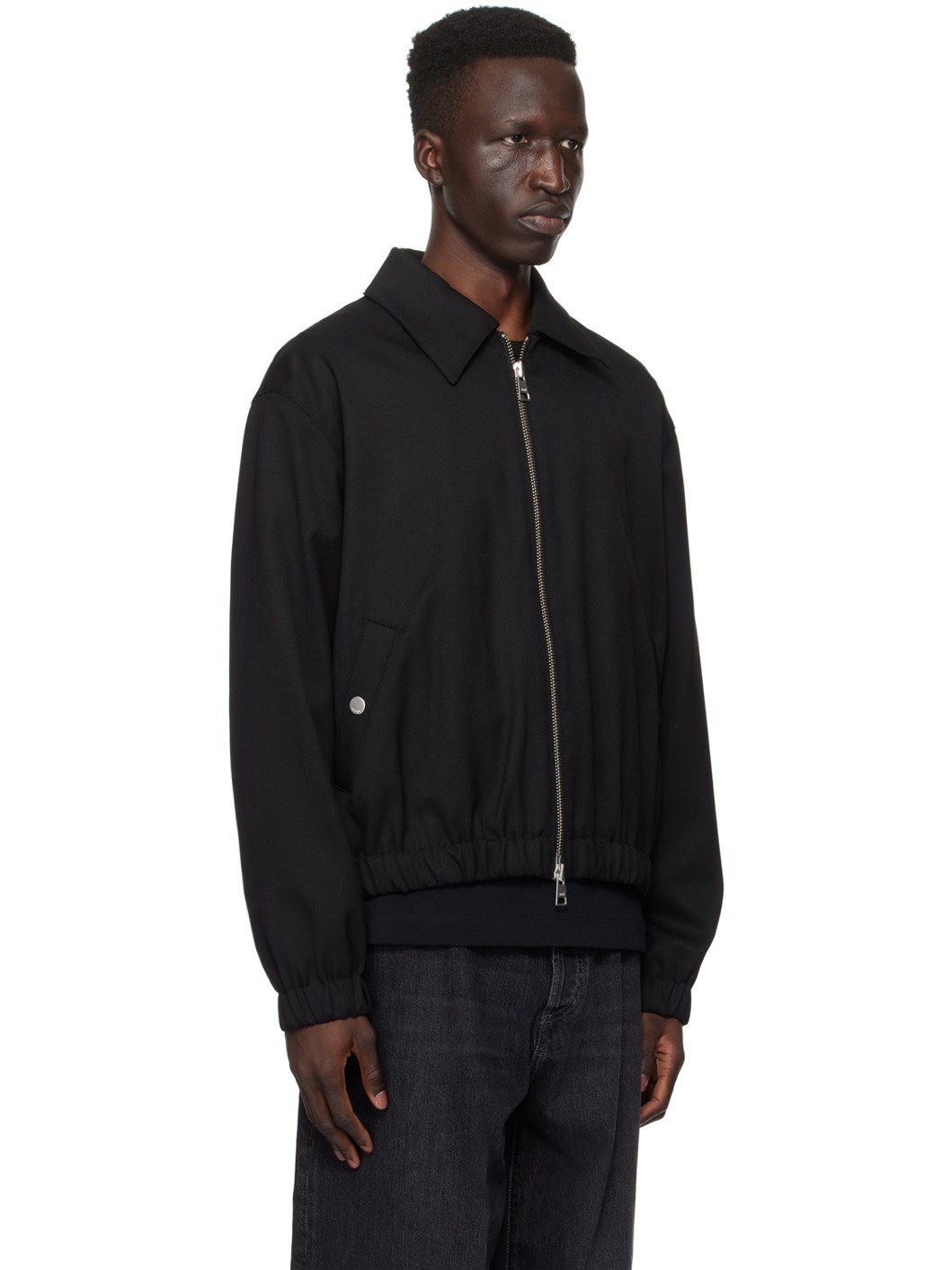 Black Ami De Cœur Bomber Jacket - 2