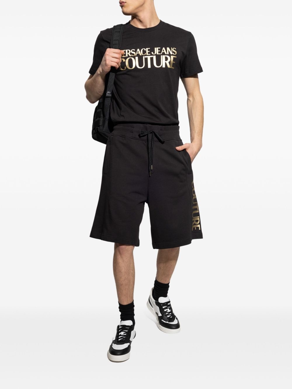 logo-print shorts - 2