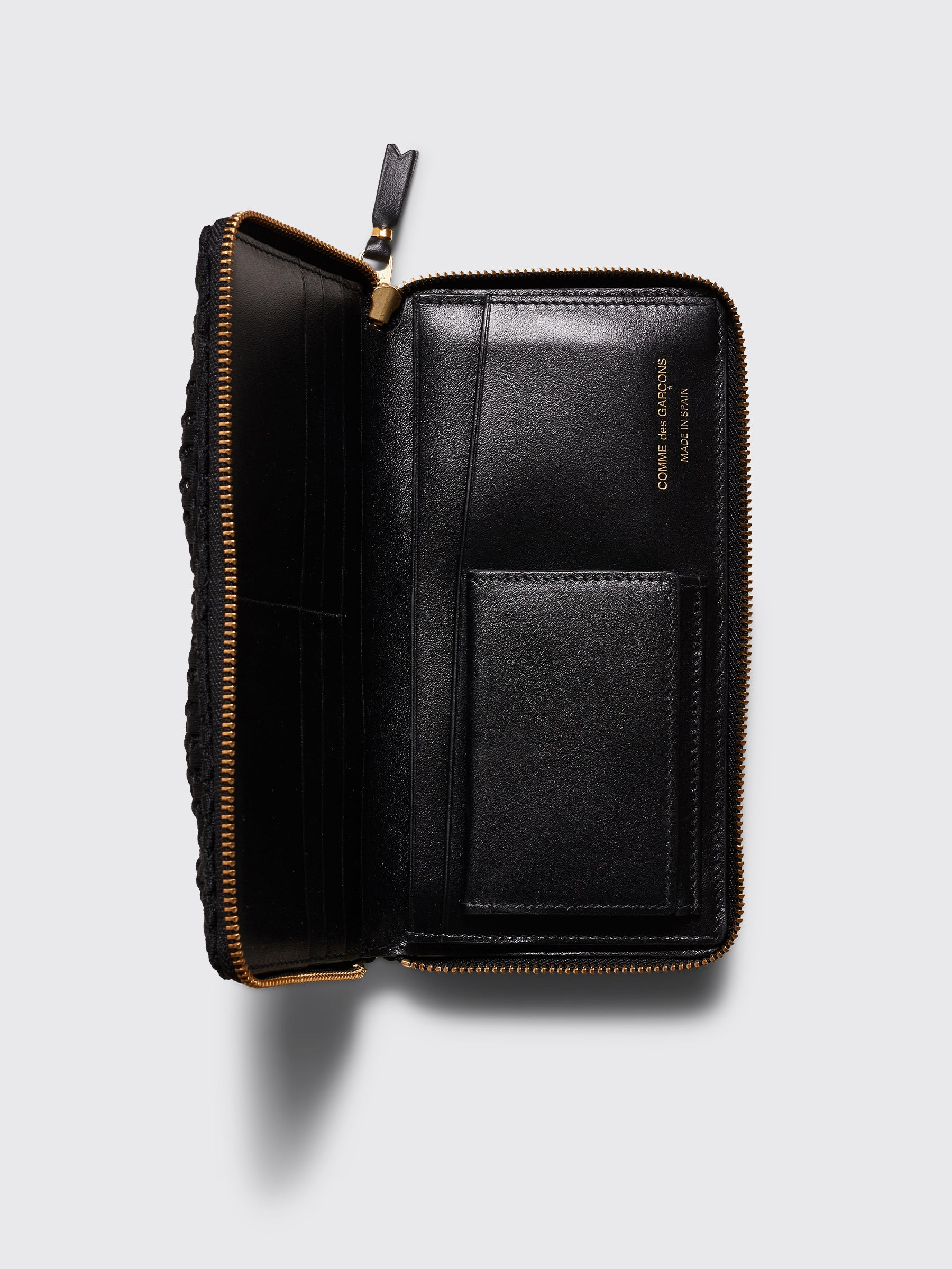 COMME DES GARÇONS WALLET SA0110 FAT TORTOISE BLACK - 3