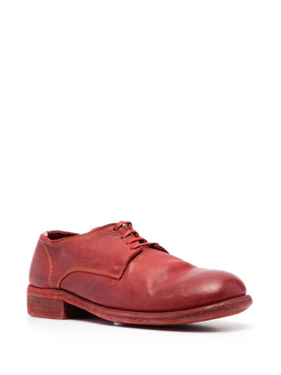 Guidi grained leather oxfords outlook