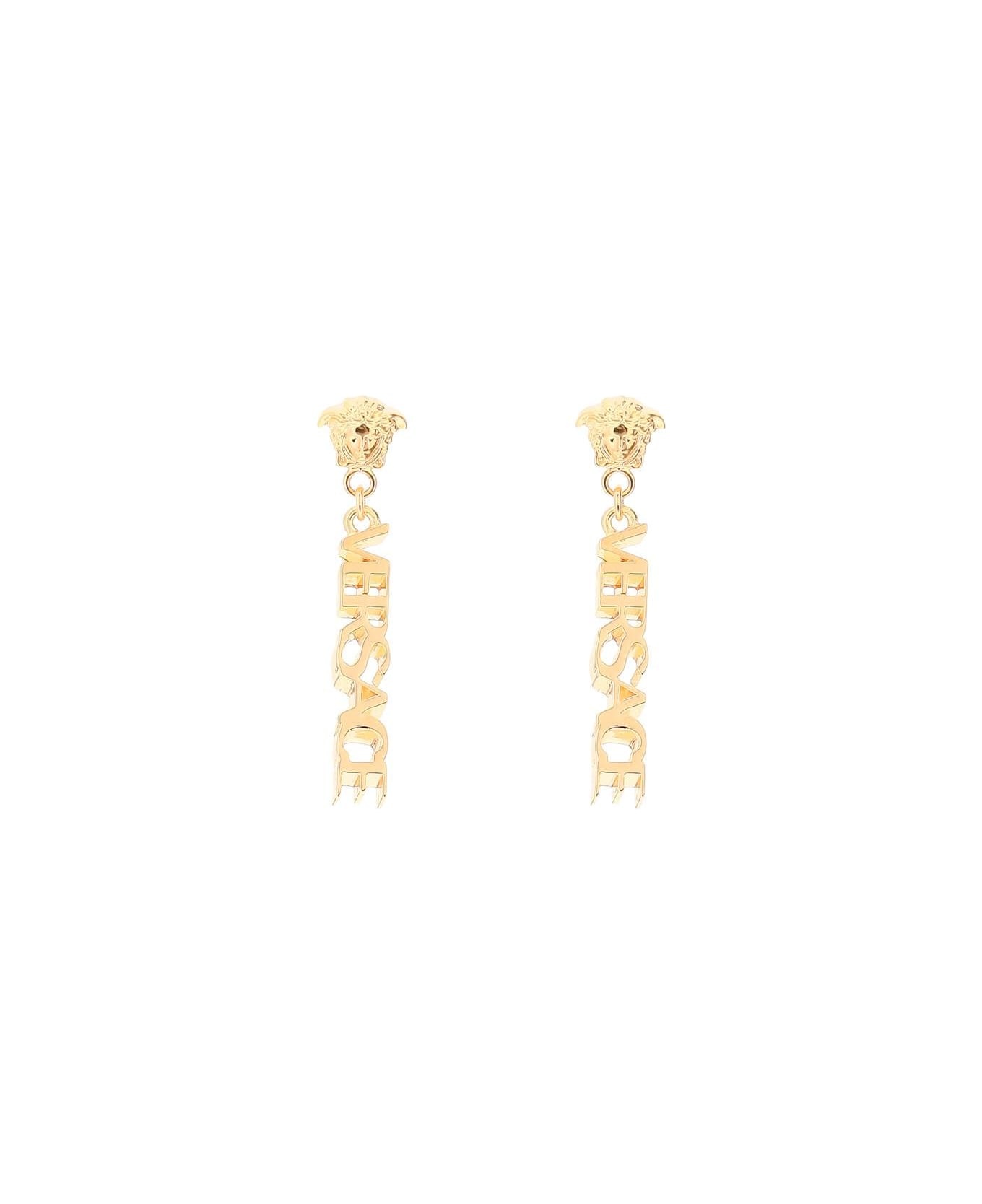 Logo Pendant Earrings - 1