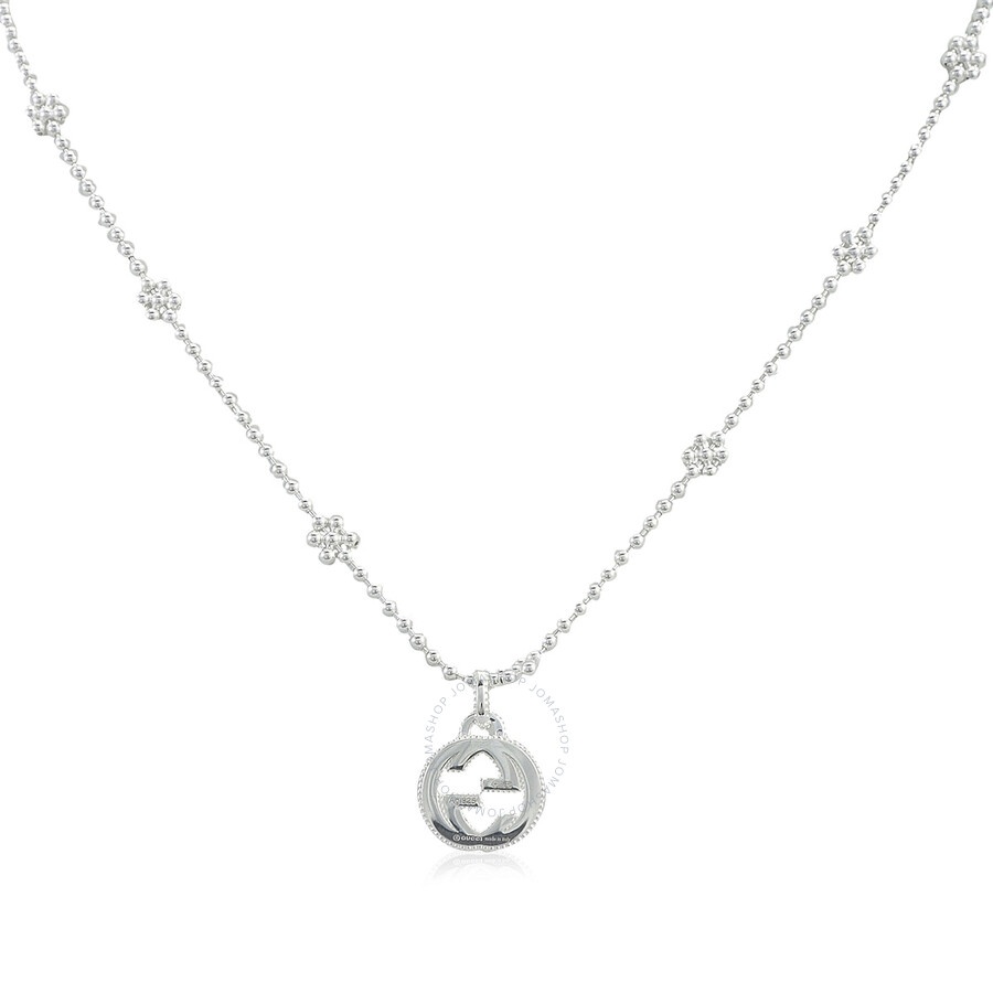 Gucci Interlocking G necklace in silver - YBB479221001 - 1