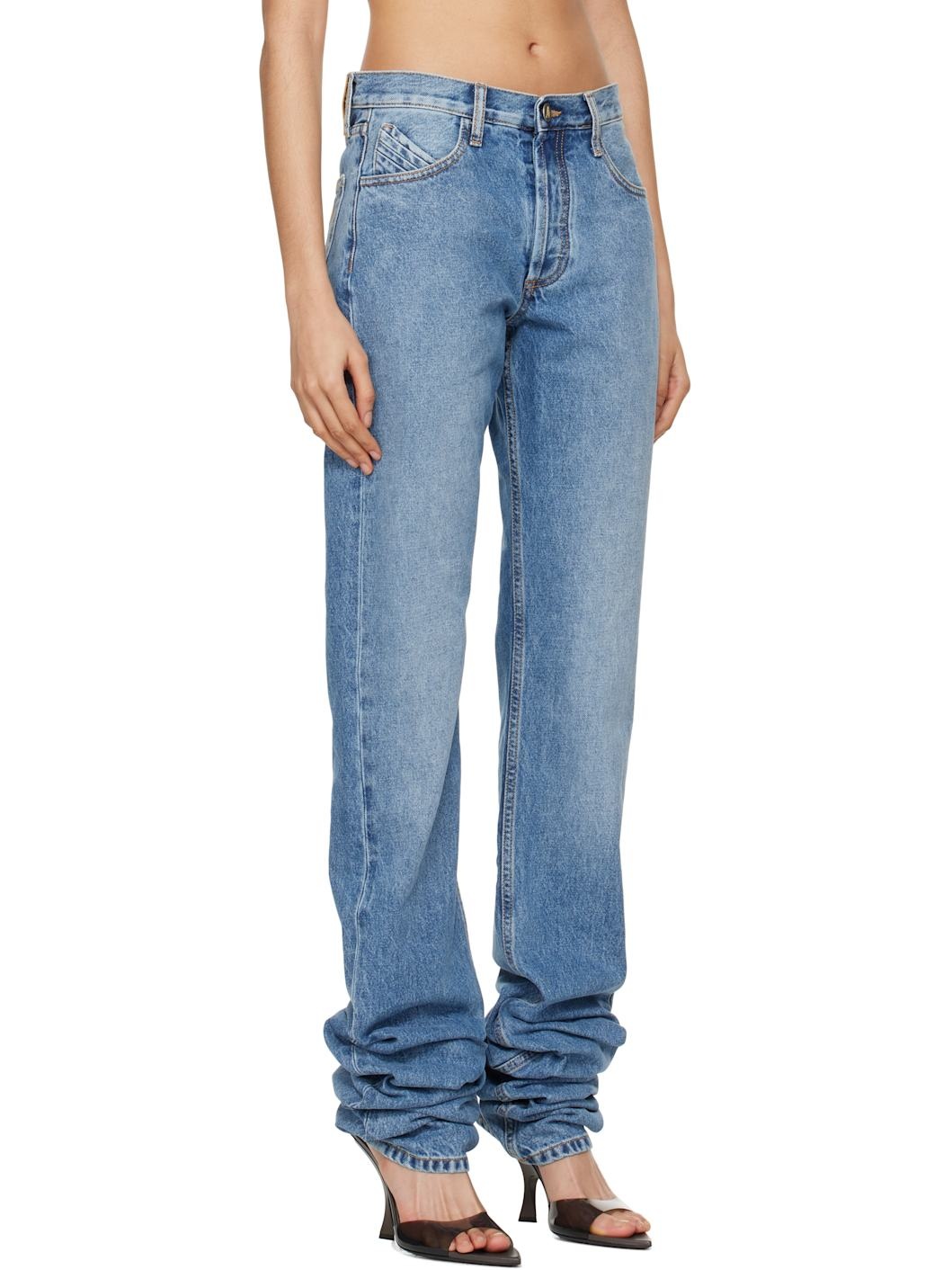 Blue Long Jeans - 2