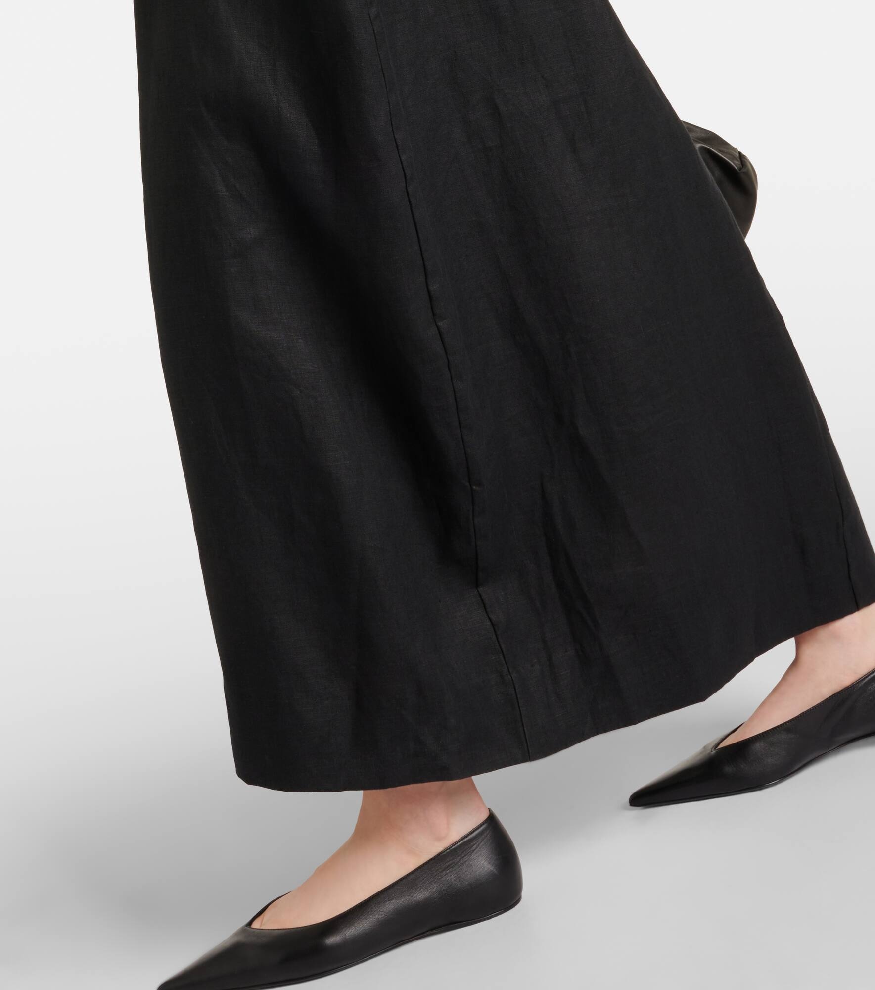 Soleil linen maxi dress - 5