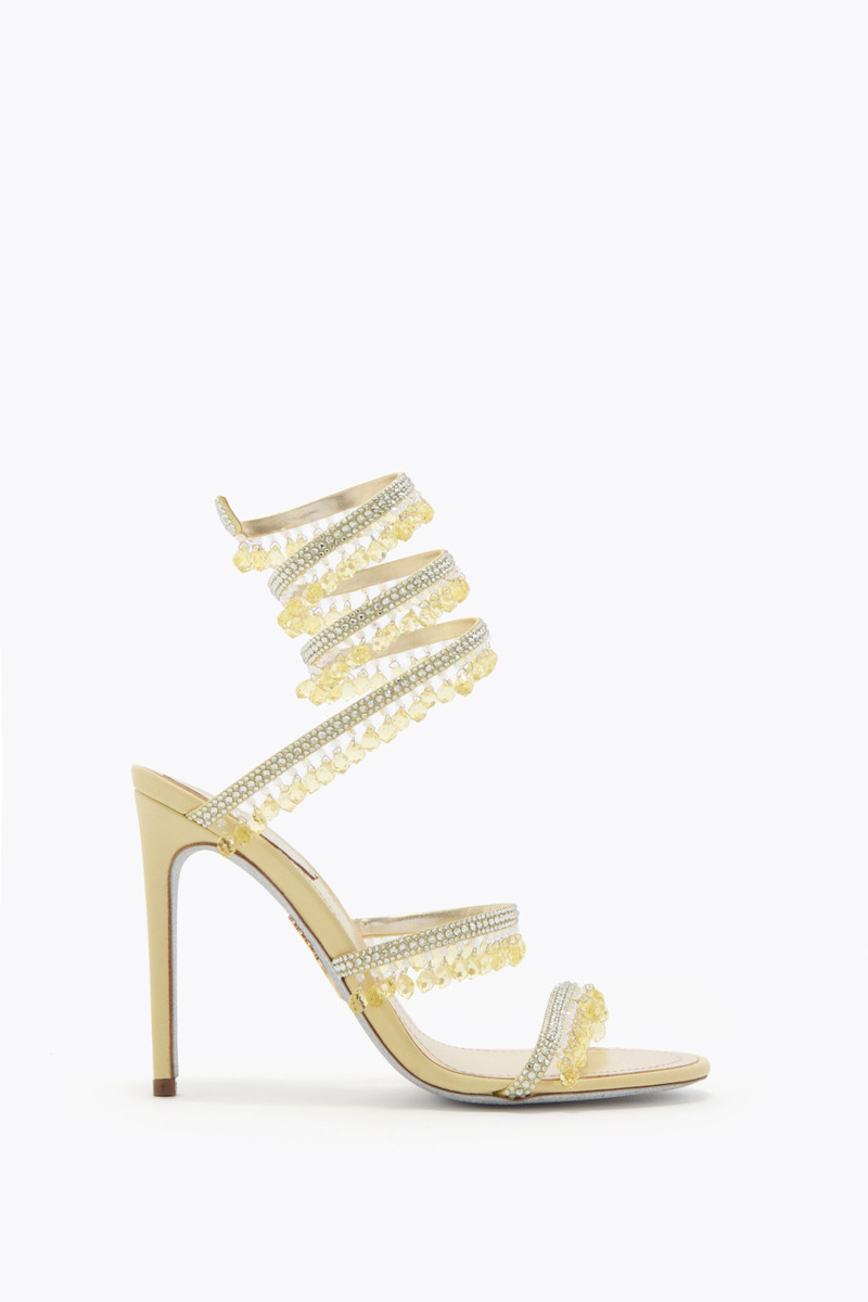 CHANDELIER BUTTER YELLOW SANDAL 105 1