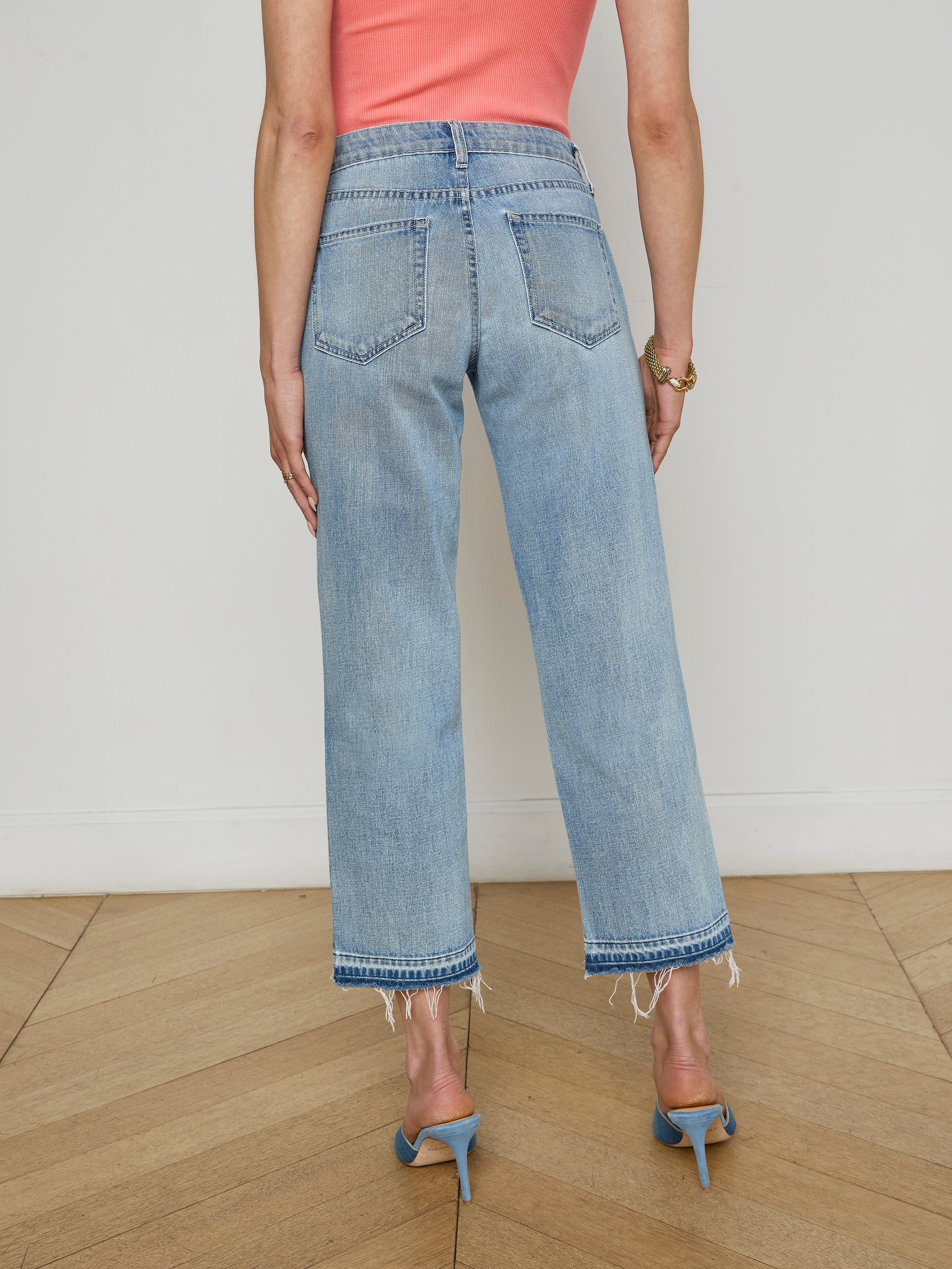Blaine Cropped Stovepipe Jean - 5