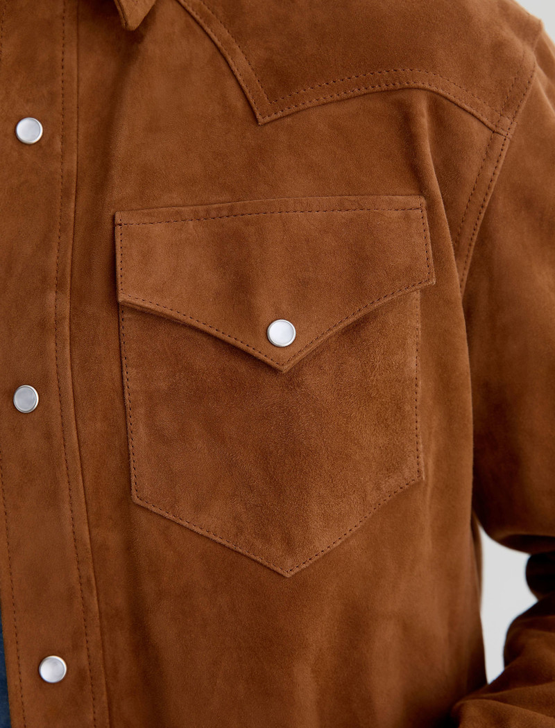 Elias Suede Shirt Jacket 5