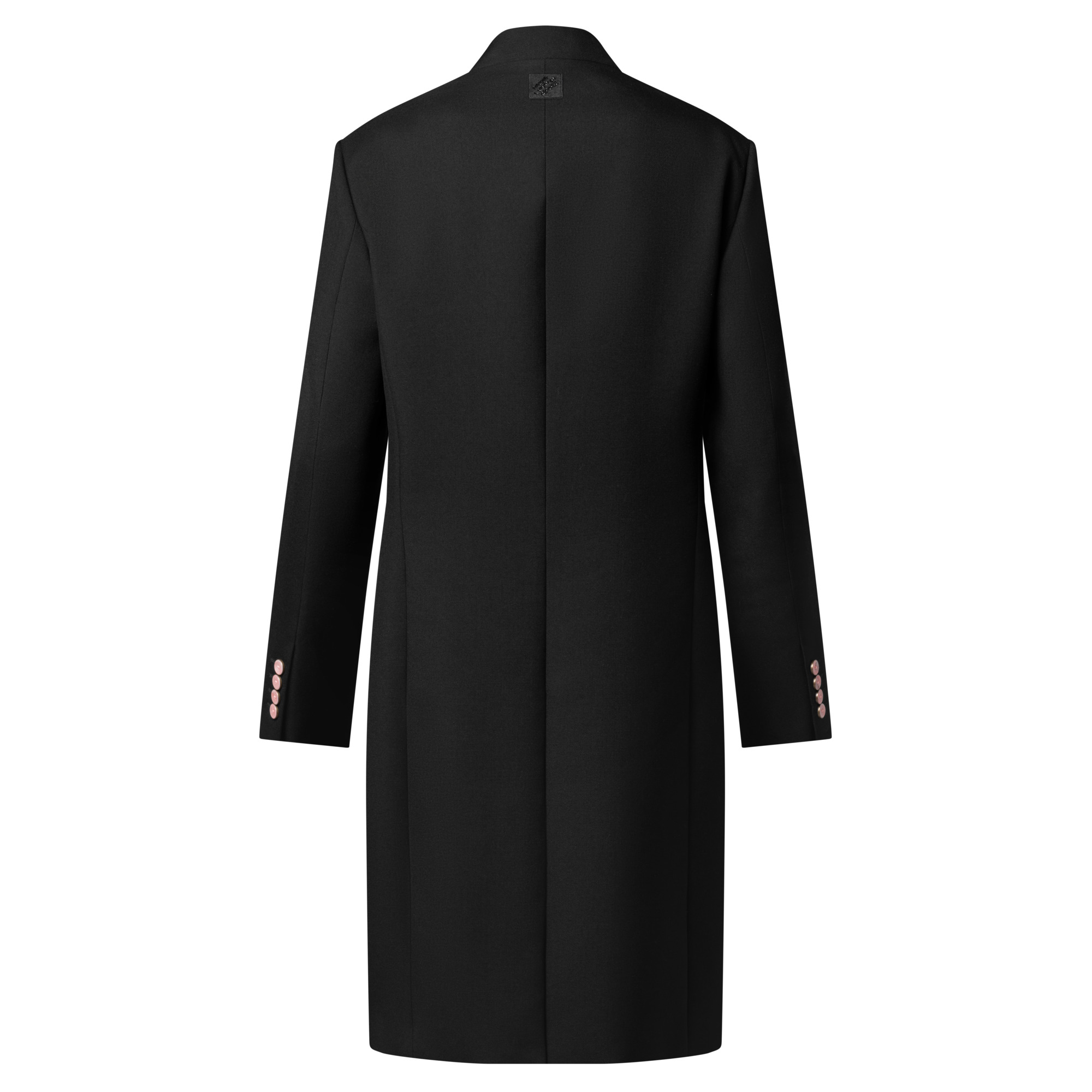 Tailored Kimono Single-Breasted Overcoat - 3