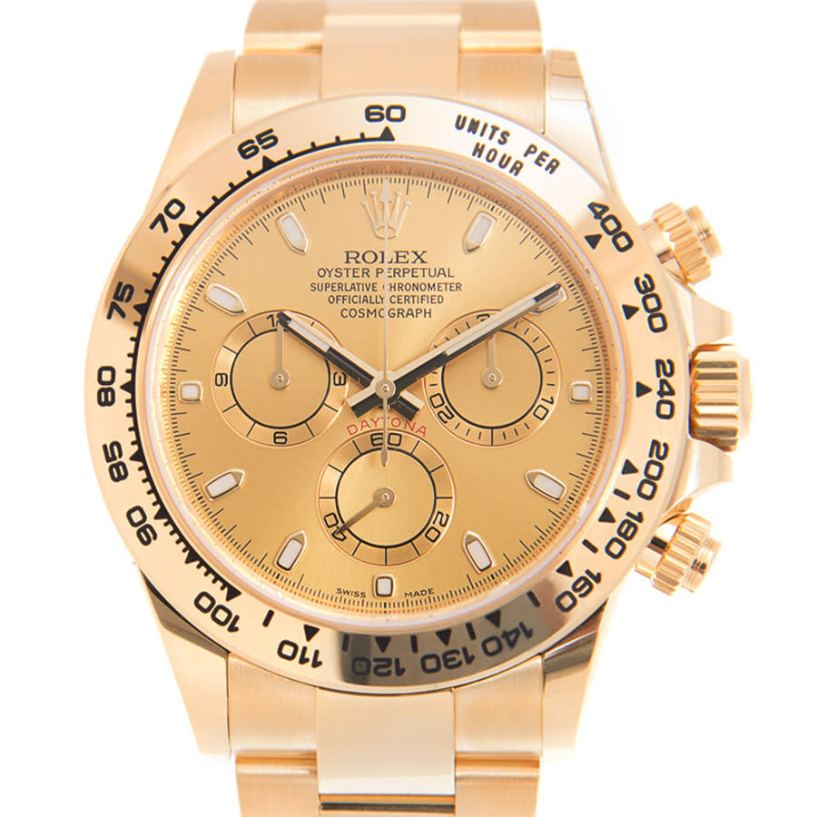 Pre-owned Rolex Cosmograph Daytona Chronograph Champagne Dial Men's Watch 116508CSO - 2