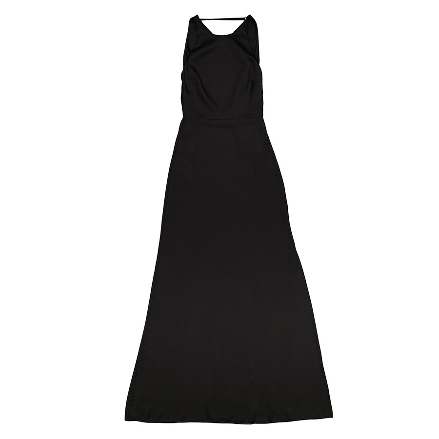 Burberry Jeanie Open-Back Sleeveless Silk Dress - 2