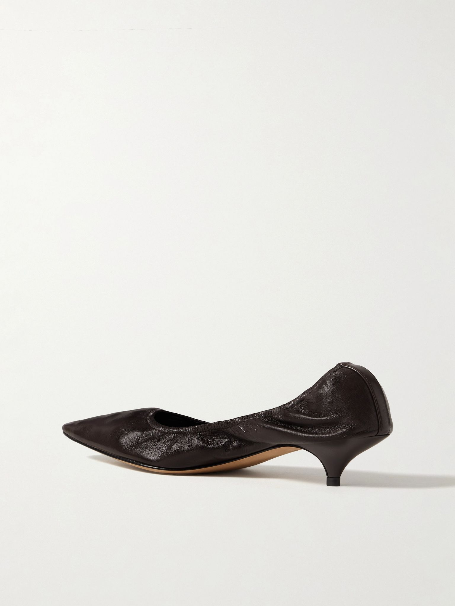 Uxor leather pumps Dark brown - 3