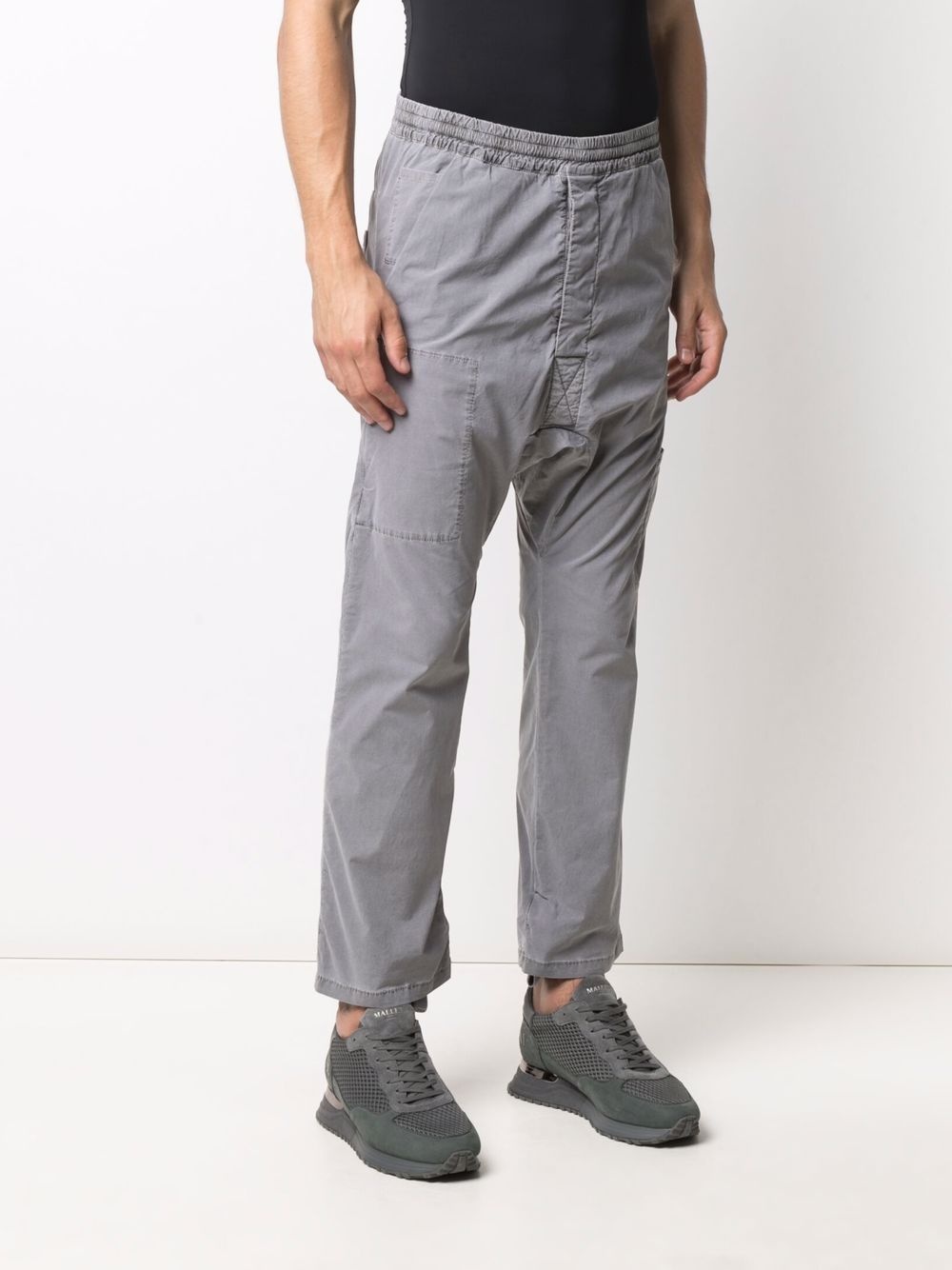 straight-leg cargo trousers - 4