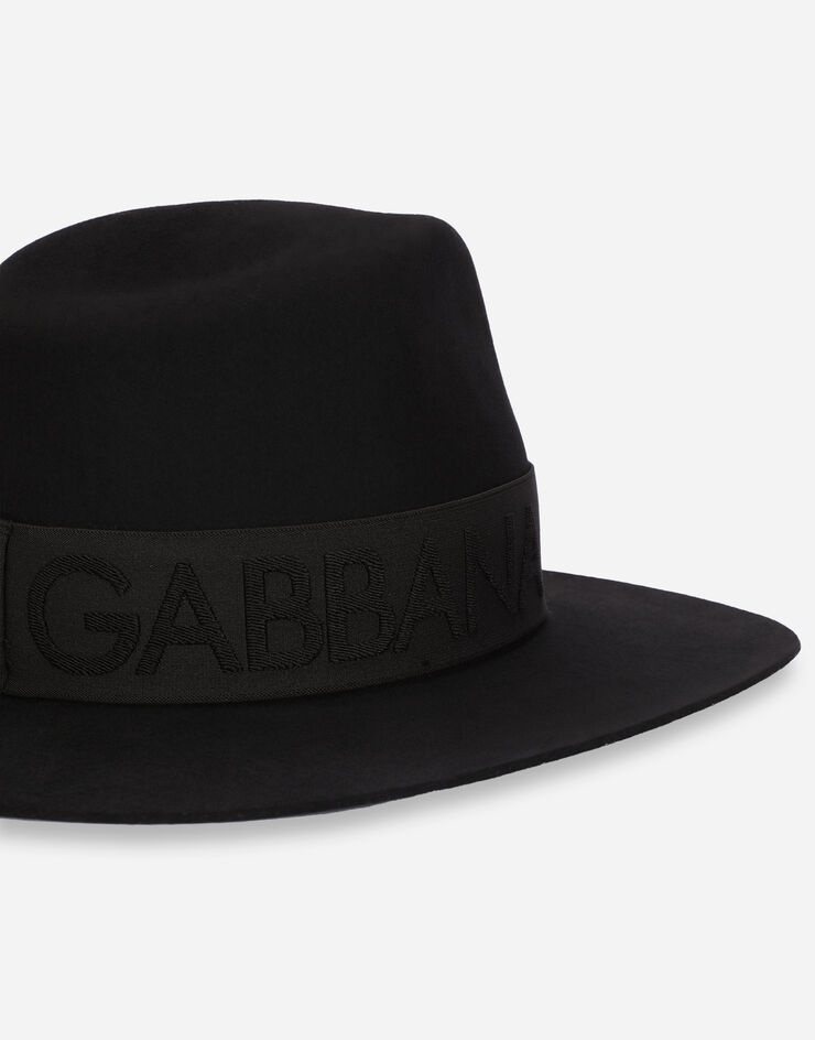 Lapin felt fedora with DG logo - 3