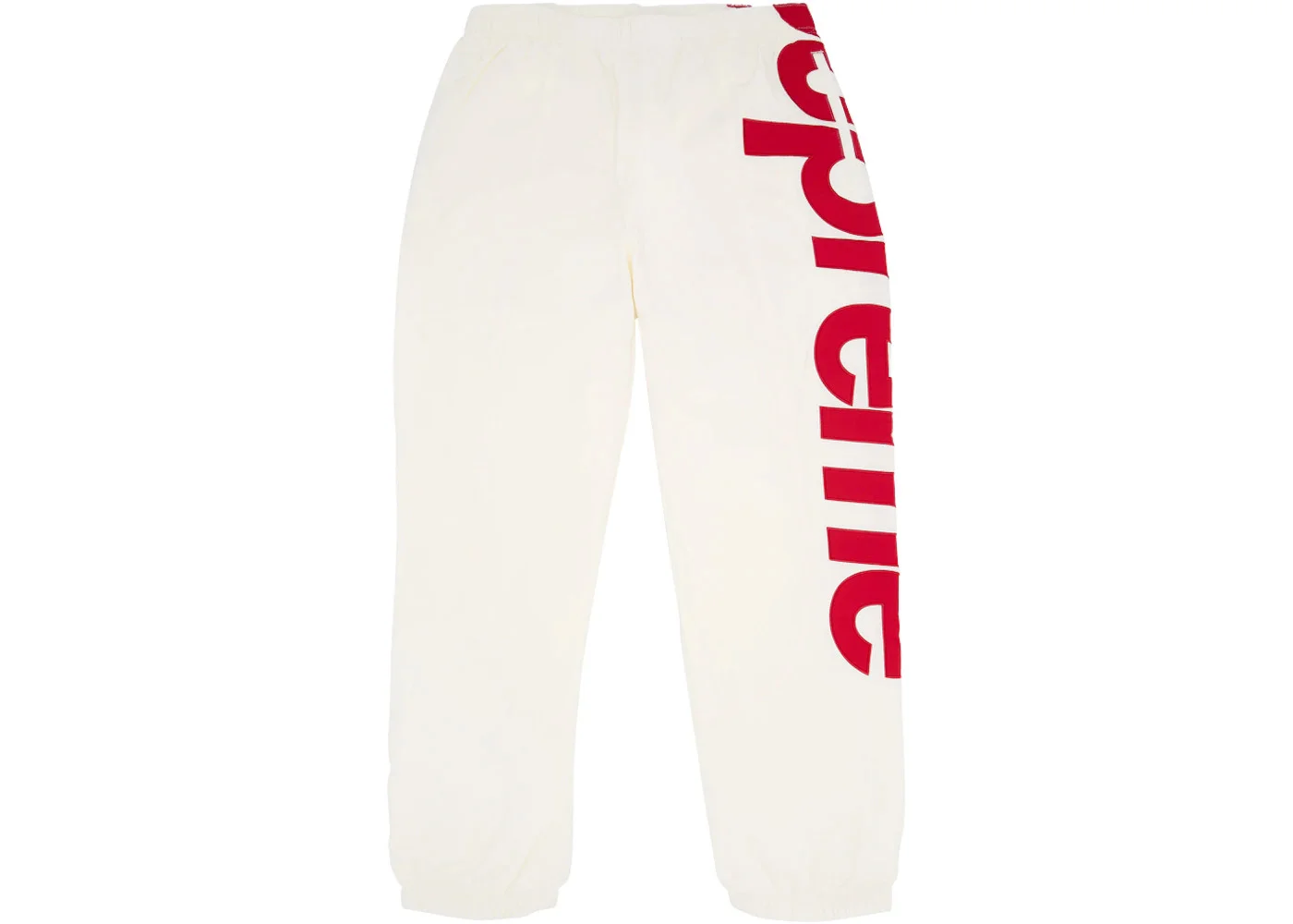 Supreme Spellout Track Pant White - 1