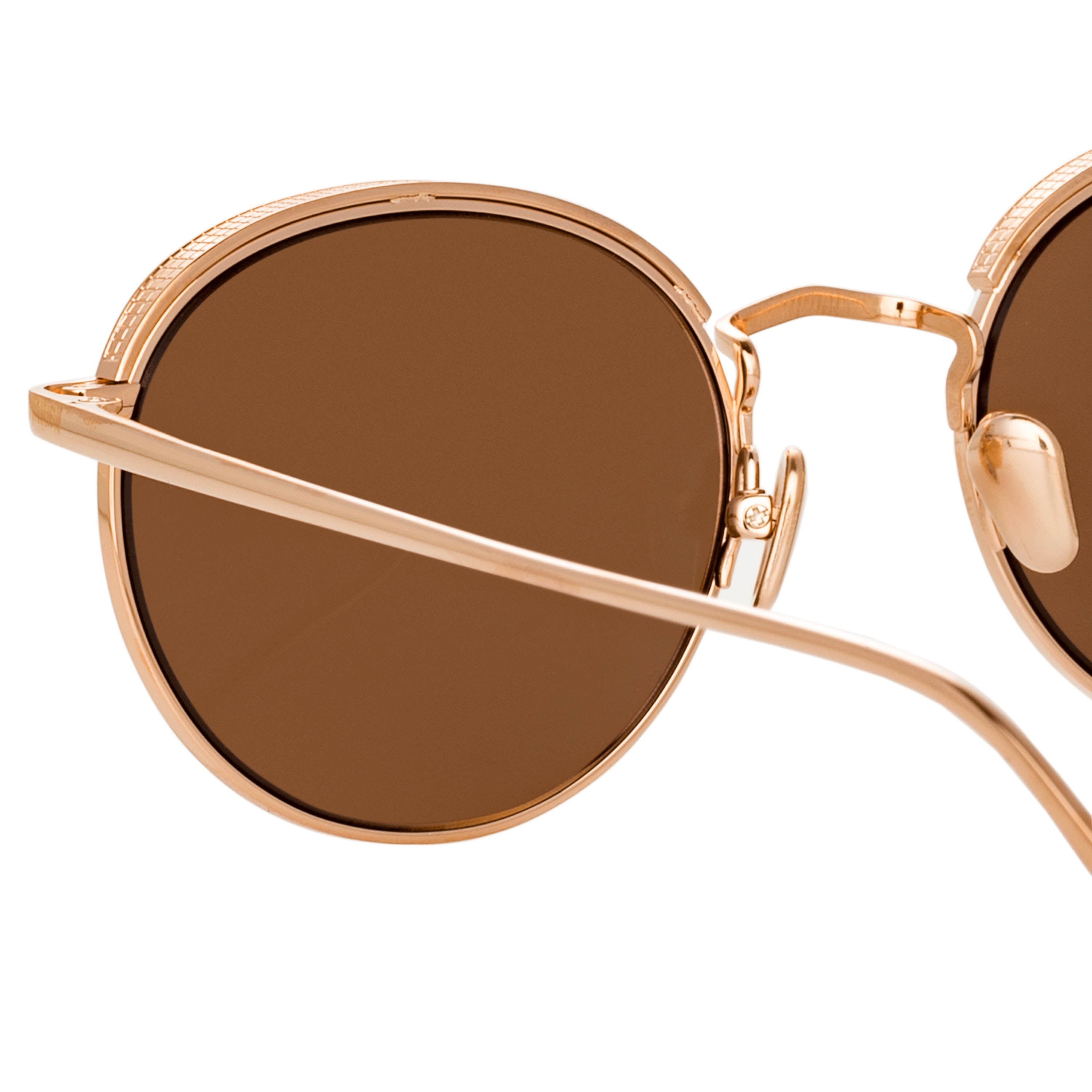 Marlon Sunglasses in Rose Gold - 4