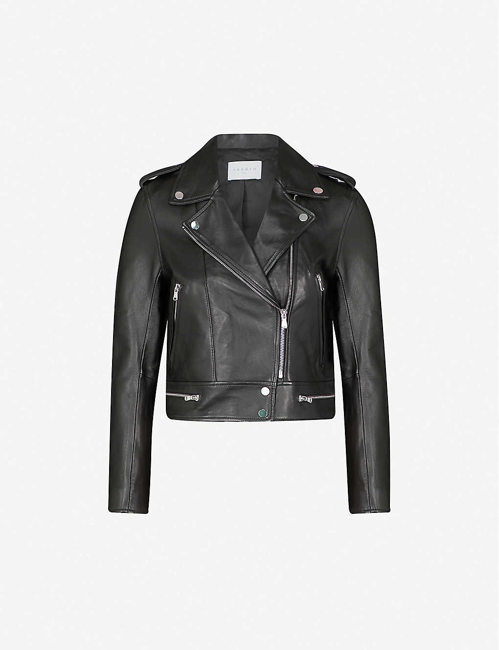 Leather biker jacket - 7