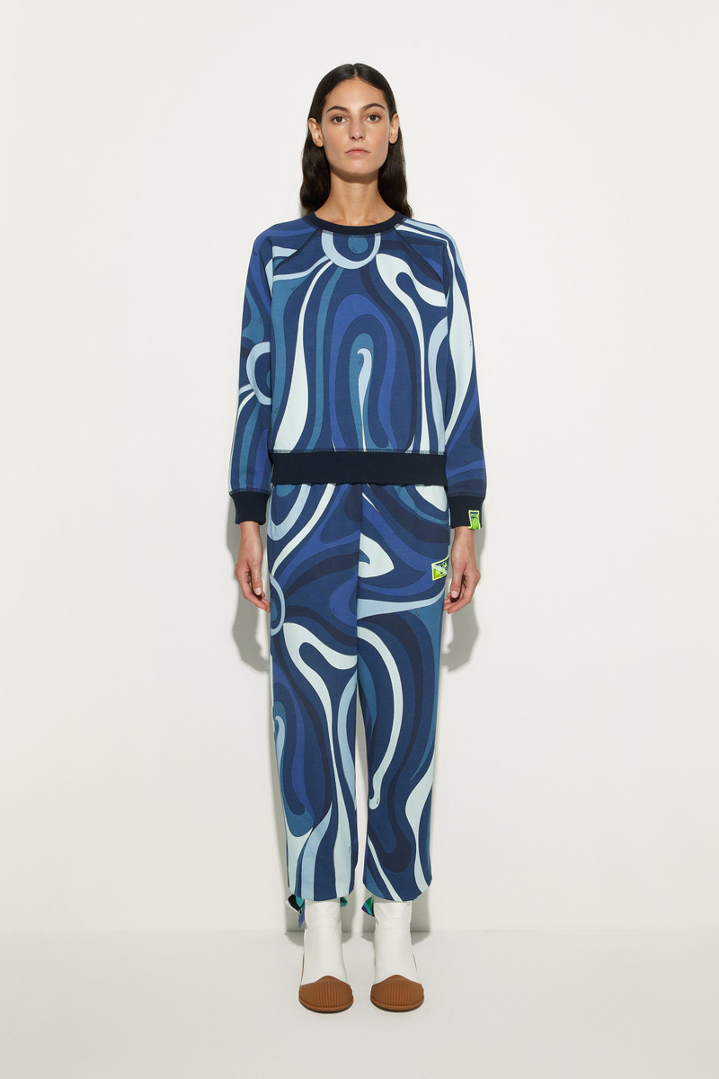 PUCCI FLEECE SWEATSHIRT MARMO PRINT outlook
