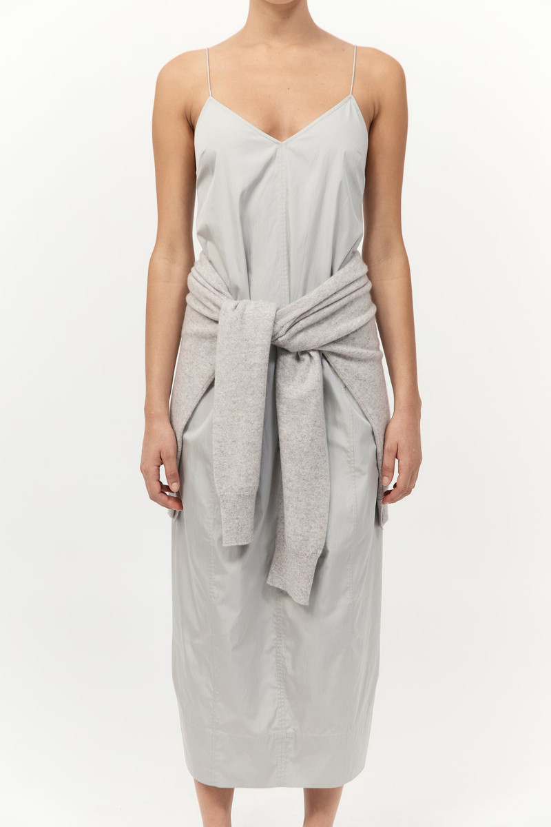 Paper Taffeta Cocoon Dress - Silver 3