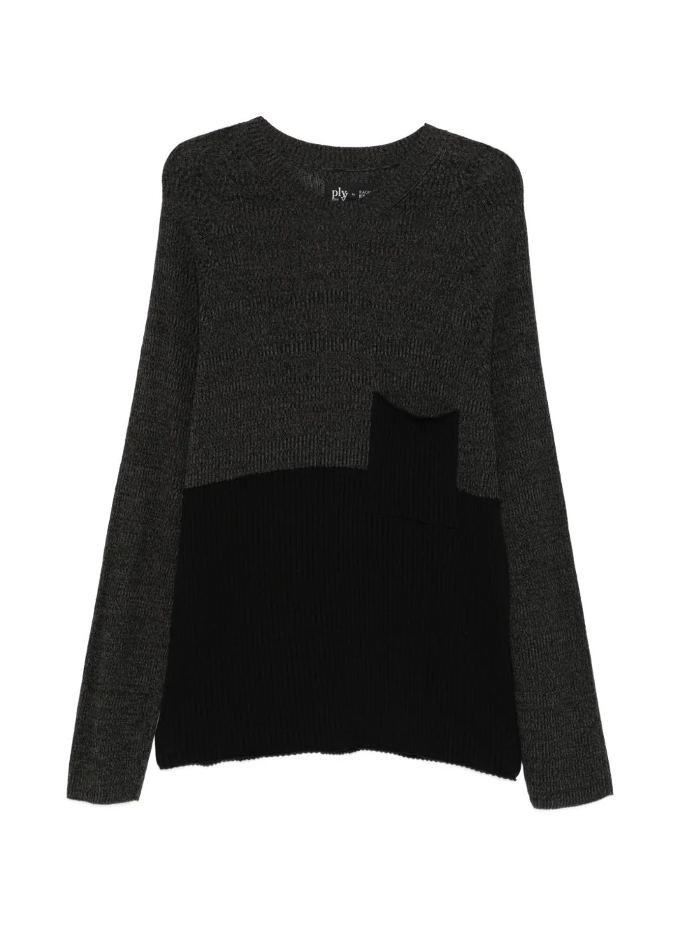 colour-block sweater - 1