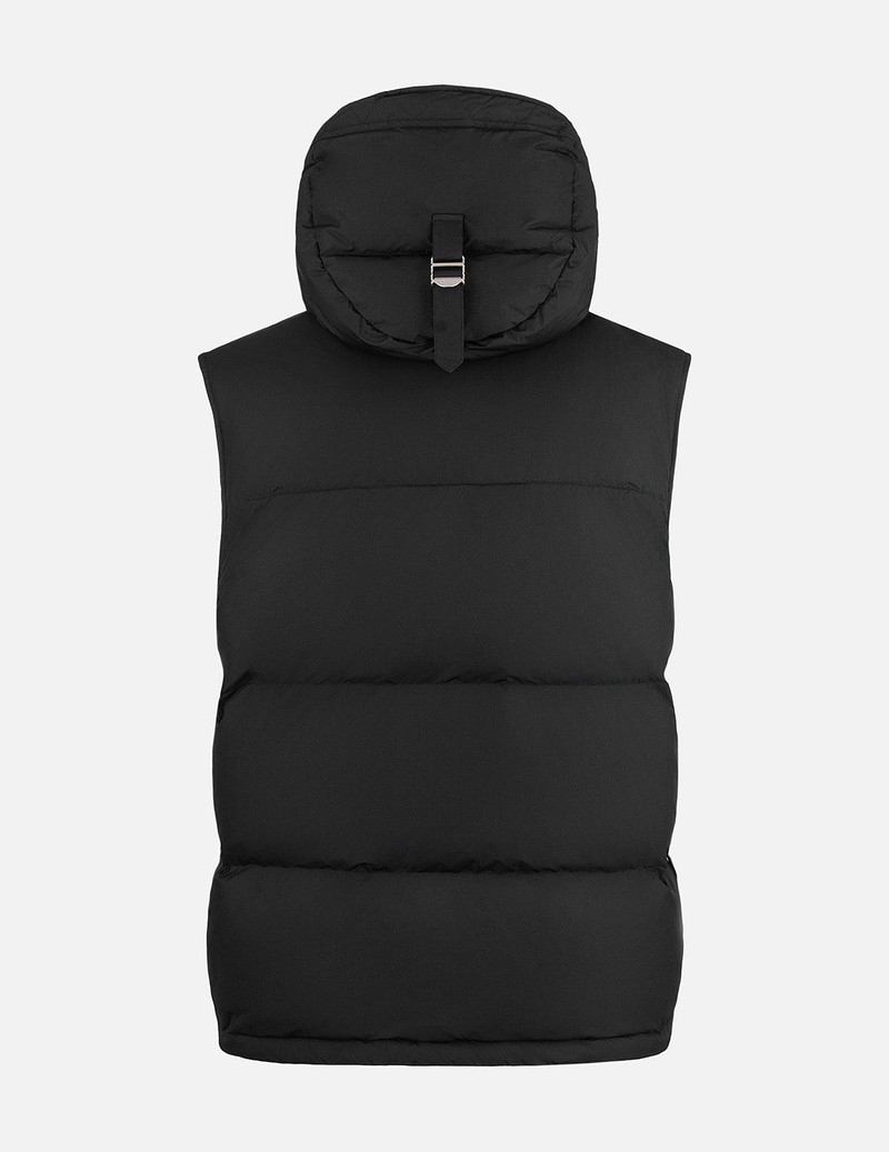 Seagull Embroidery Detachable Relax Fit Down Jacket 8