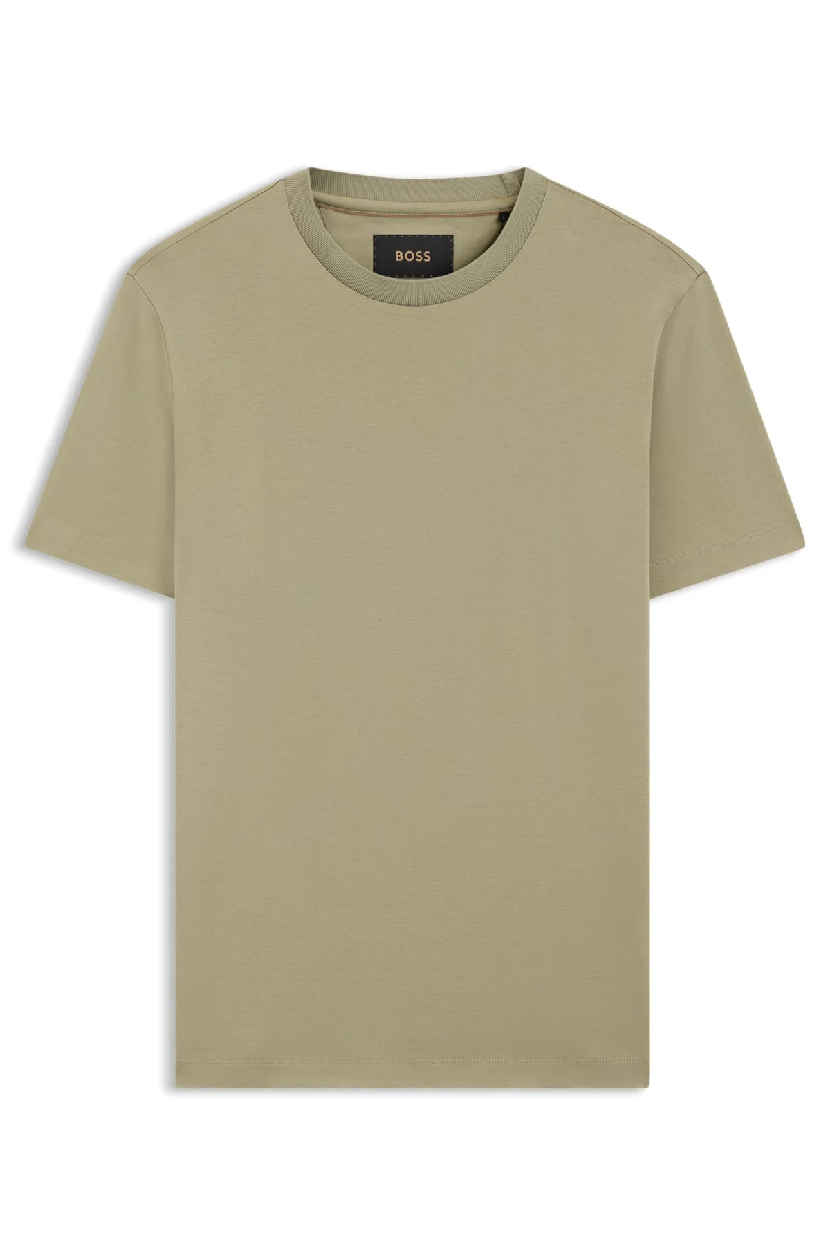REGULAR-FIT T-SHIRT IN MERCERIZED COTTON - 1