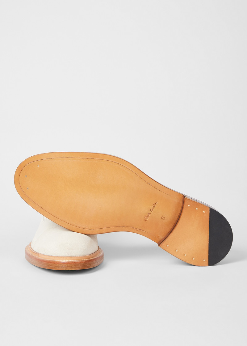 Ecru Suede 'Balthazar' Shoes 4