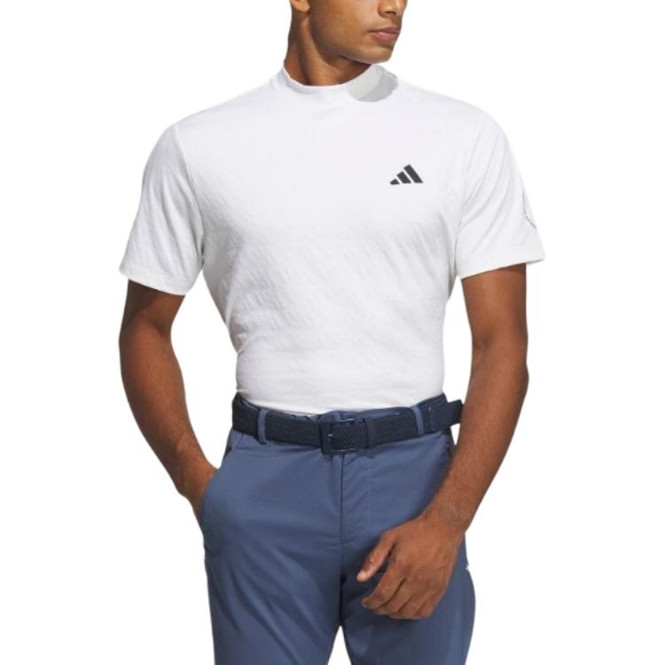 adidas Street Style Plain Logo T-Shirts 'White' IN9059 - 2