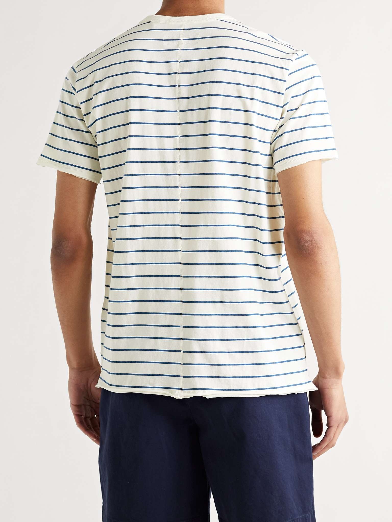 Miles Striped Organic Cotton-Jersey T-Shirt - 4