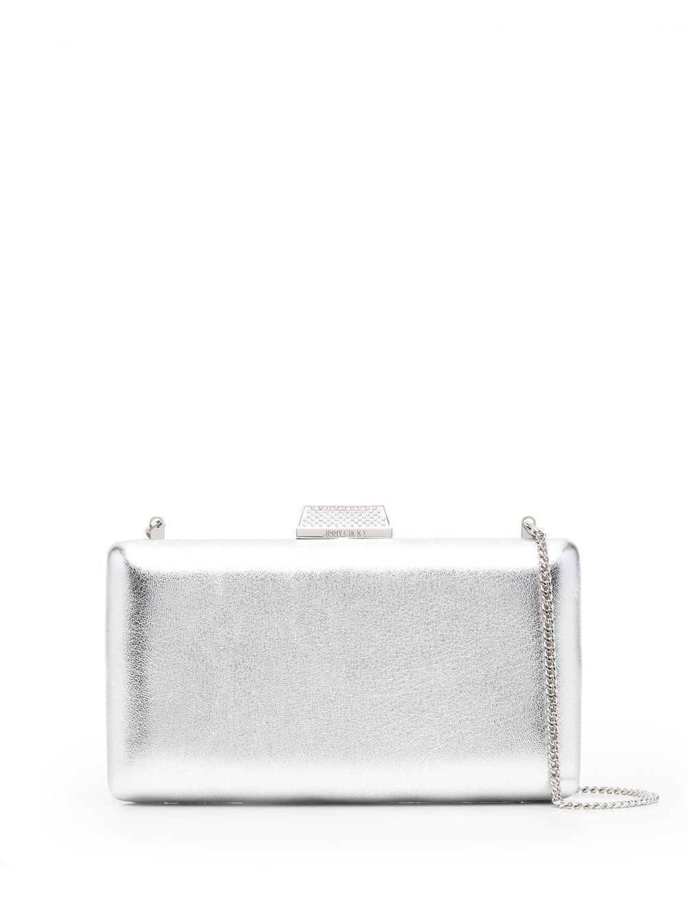 Clemmie metallic clutch bag - 1