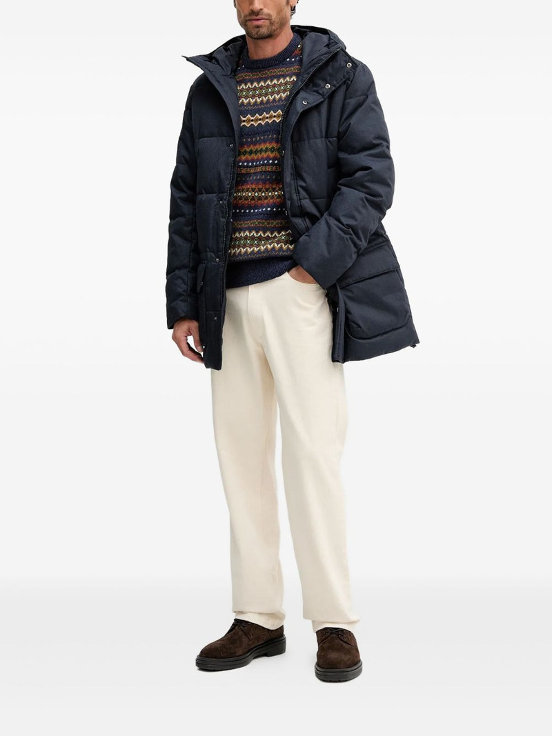 Barbour logo-embroidered padded jacket outlook