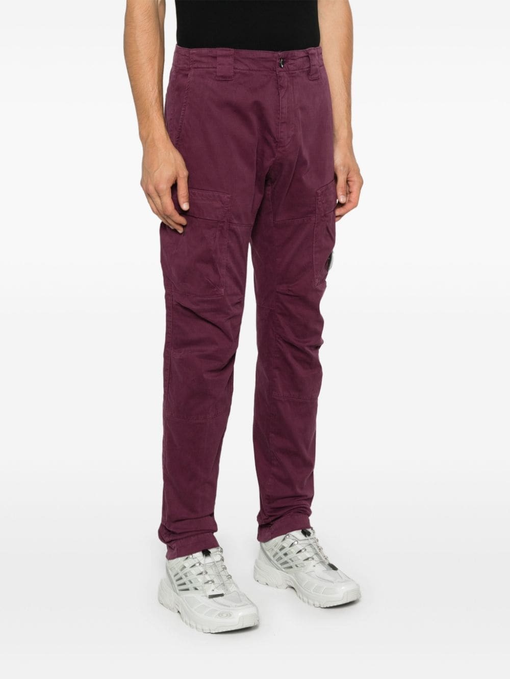Lens-detailed trousers - 3