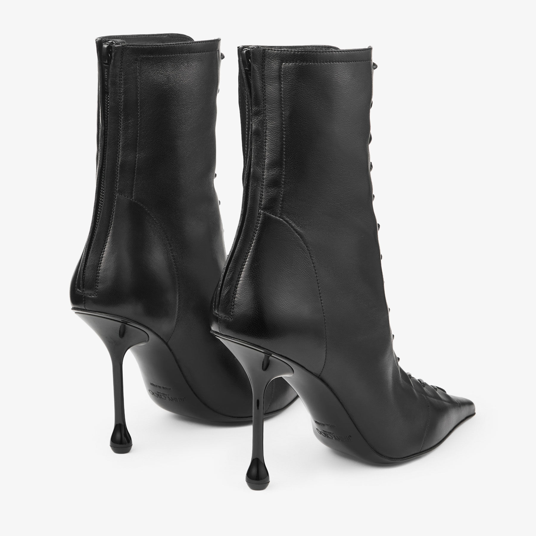 Scarlett Ankle Boot 95
Black Nappa Leather Boots - 5