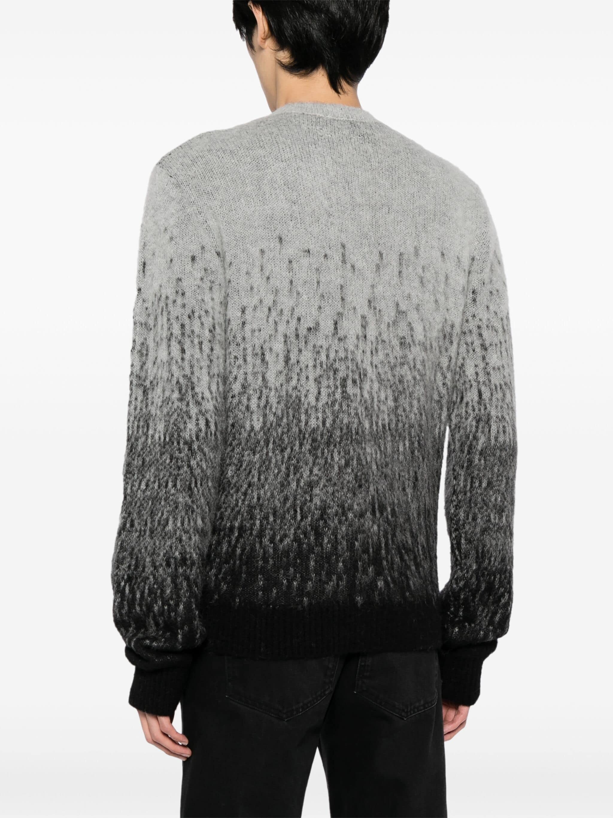 AMIRI Men Staggered Gradient Crewneck - 2