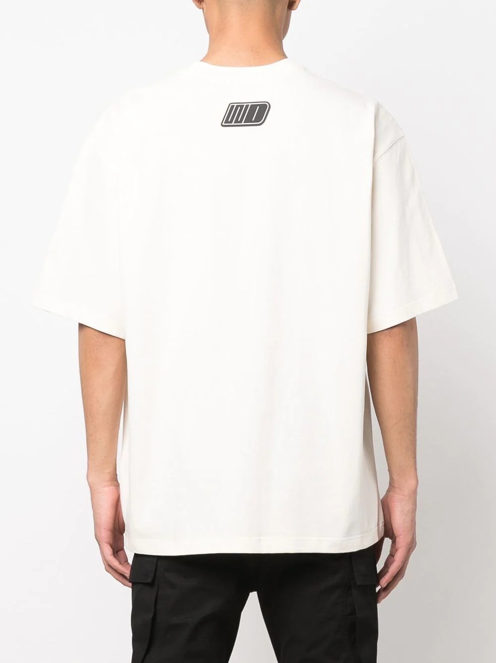 repeated logo print T-shirt - 4