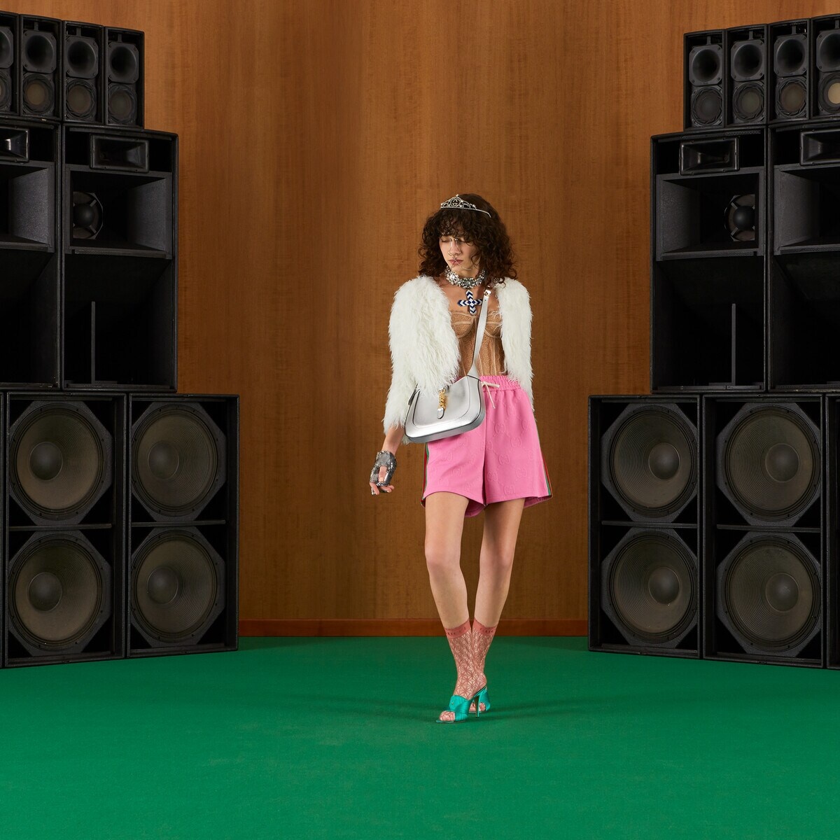 GG jersey jacquard shorts - 2