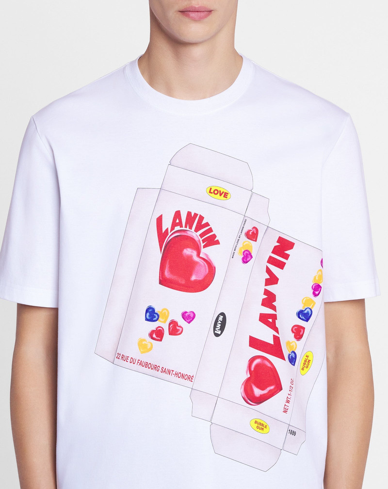 LANVIN CANDY PRINT STRAIGHT FIT T-SHIRT 5