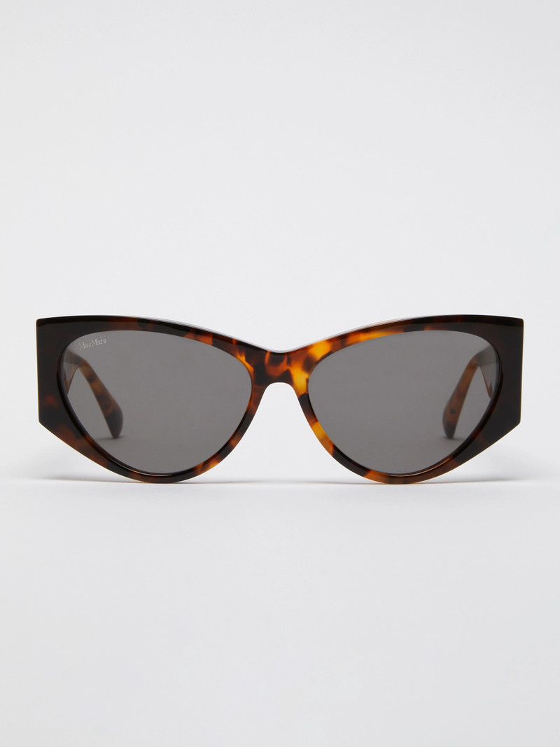 HINGE1 Soft cat-eye sunglasses - TAWNY BRONZE BROWN 1