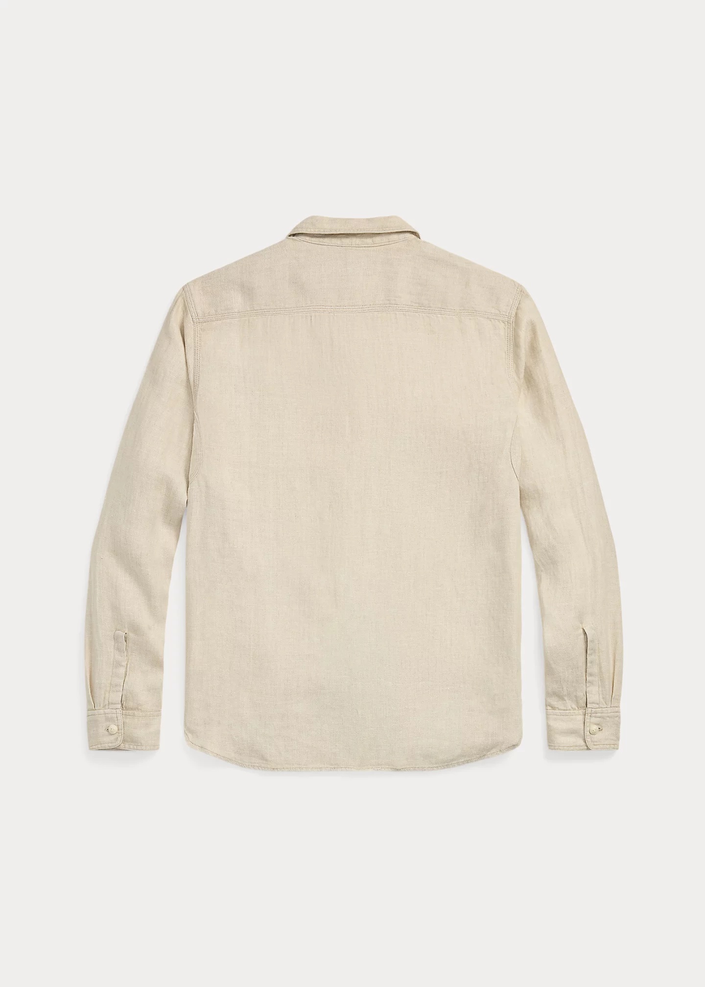Linen Herringbone Twill Workshirt - 2