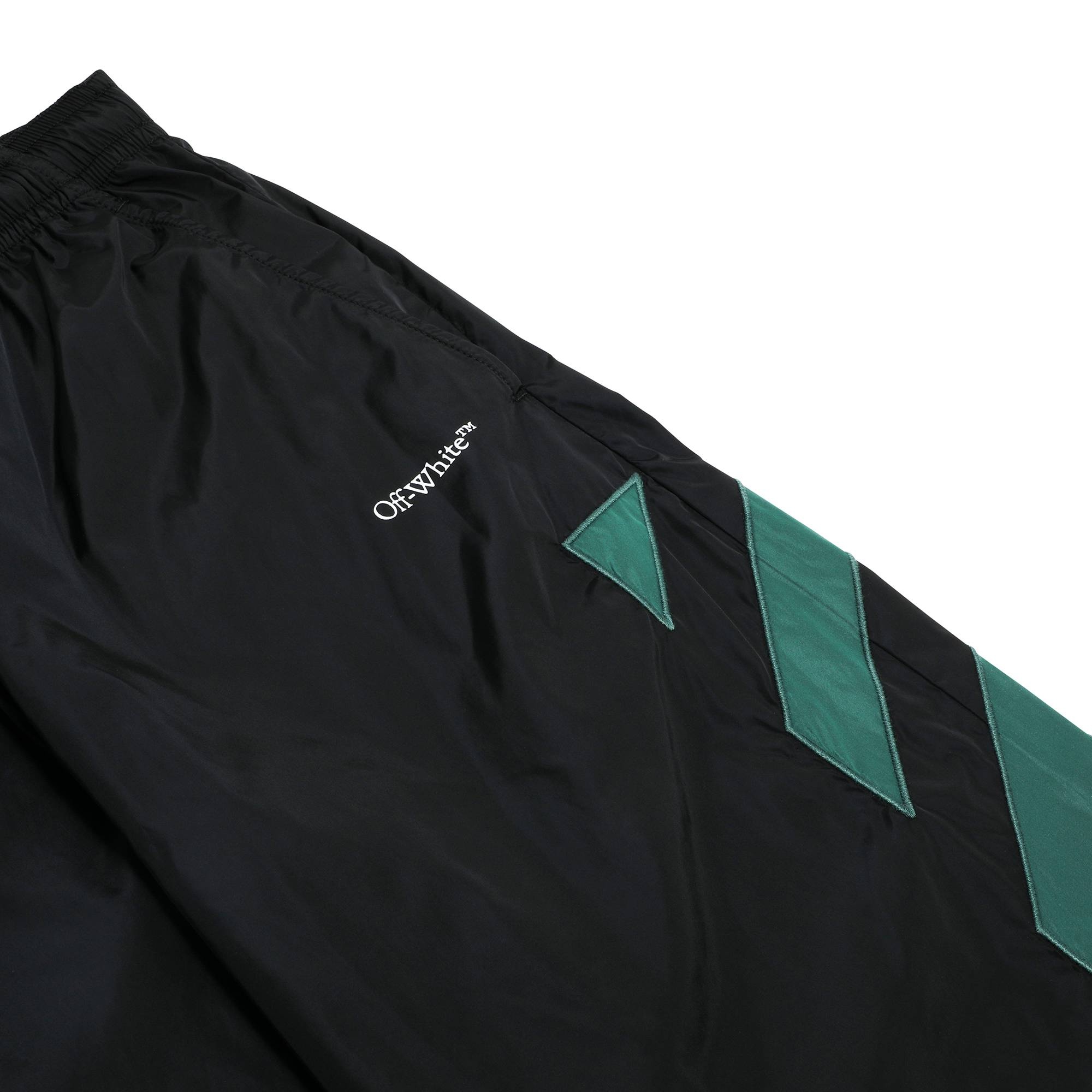 Off-White Diag Nylon Track Pant 'Black//White' - 3