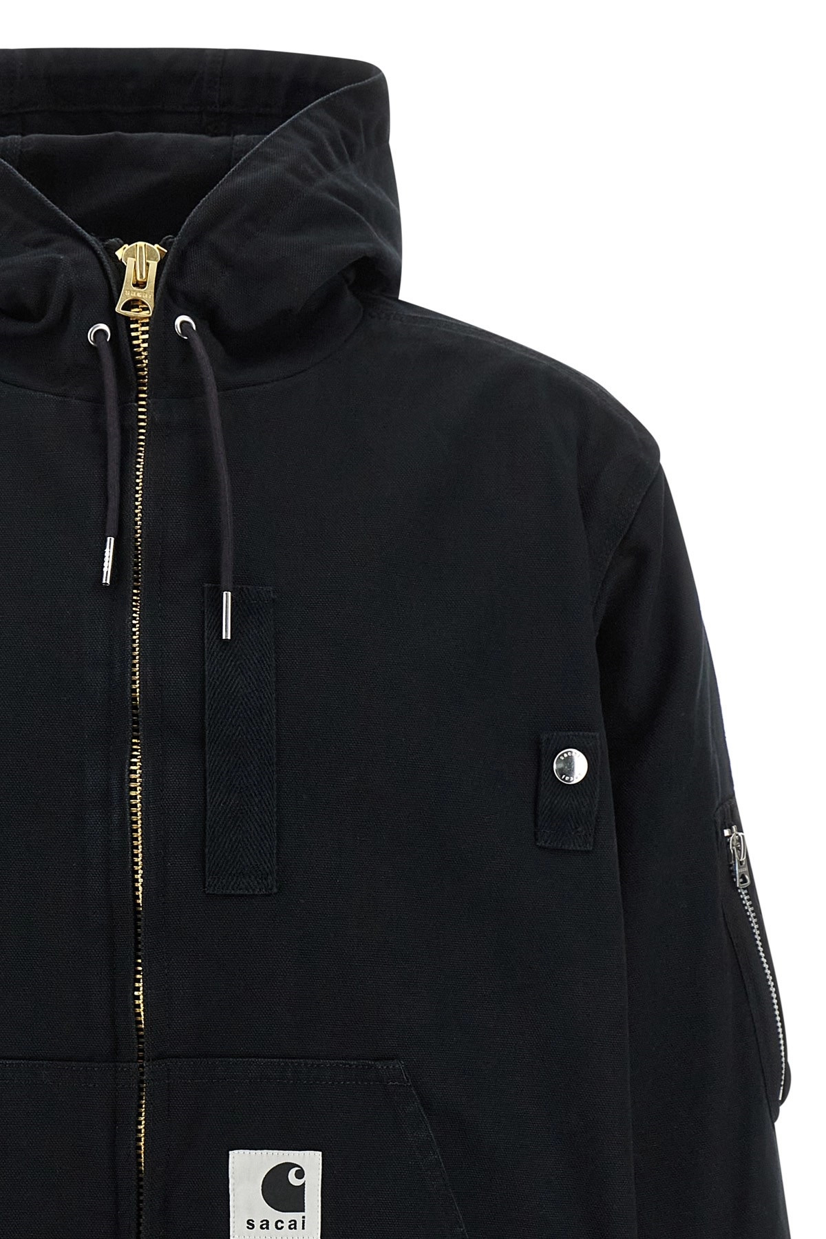 Sacai x Carhartt Wip capsule hooded bomber jacket - 3