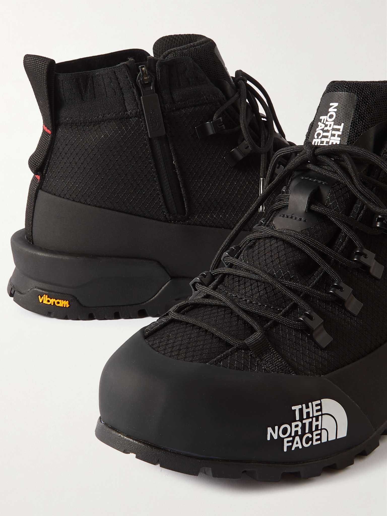 Glenclyffe Rubber-Trimmed Mesh Boots - 6