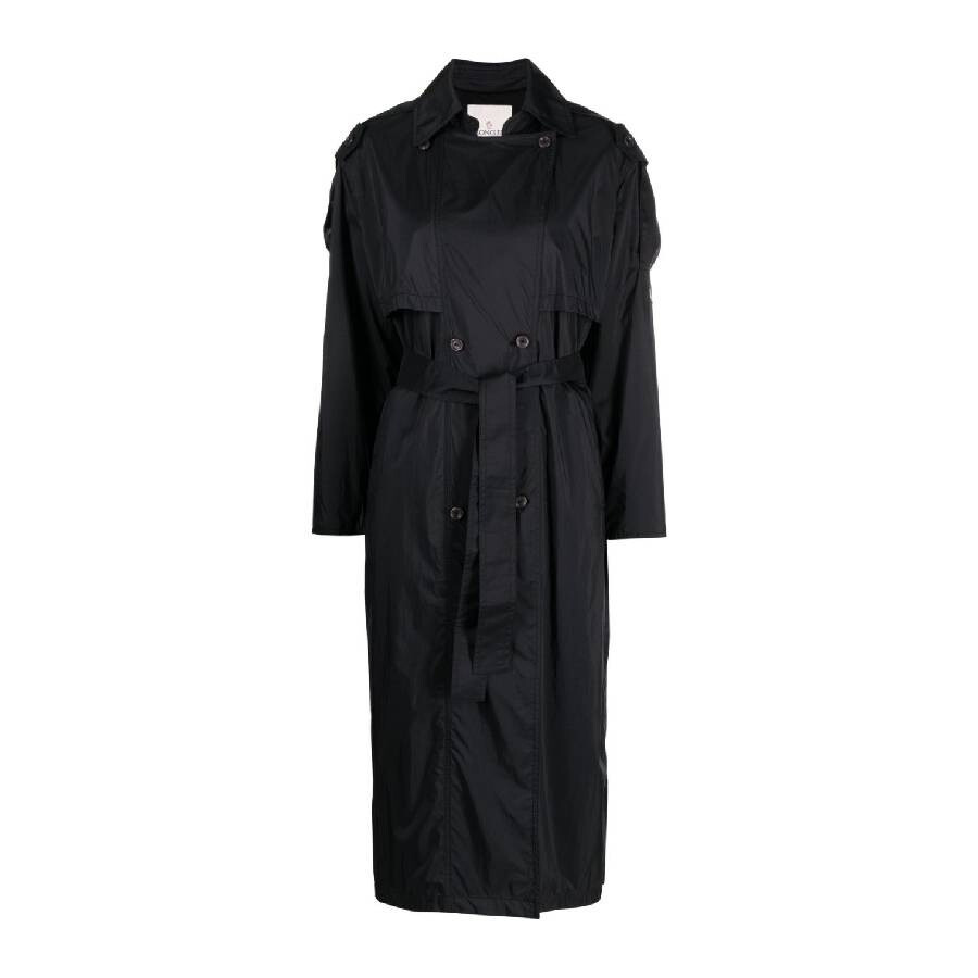 Moncler Deva Logo-Patch Trench Coat - 5