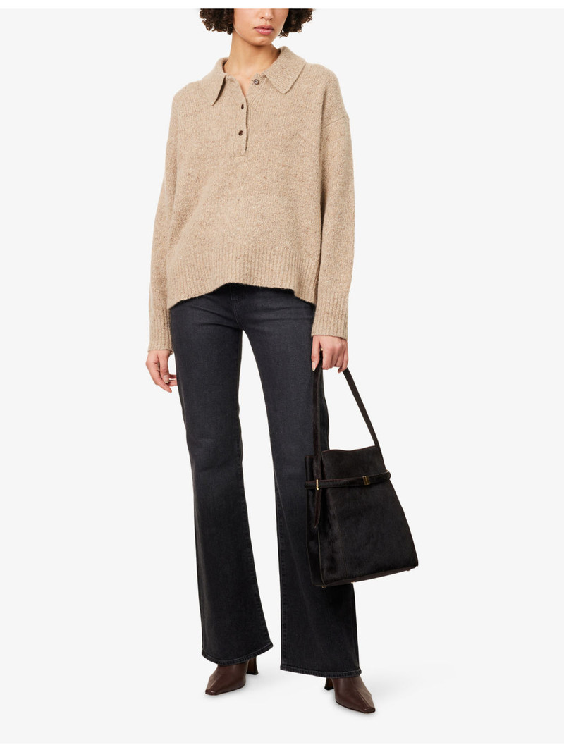 PAIGE Sofia Mid-Rise Flared Denim Jeans outlook