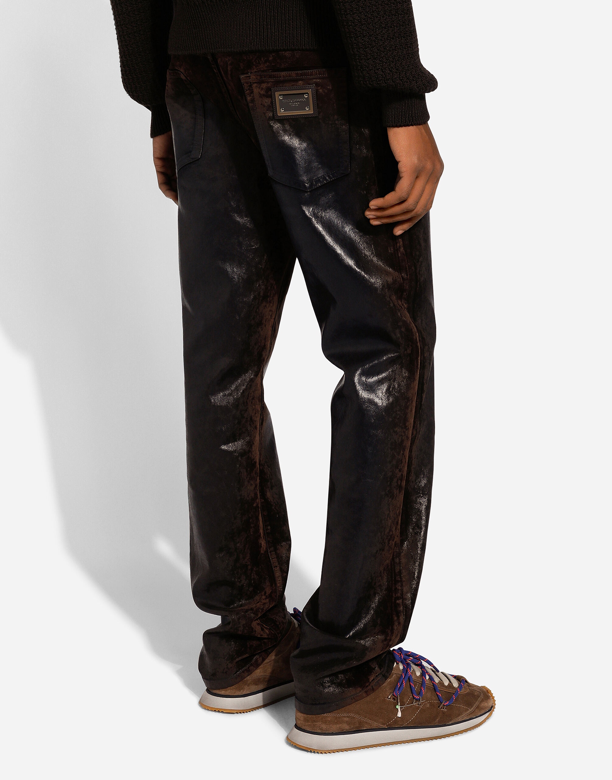 Classic blue denim jeans - 4