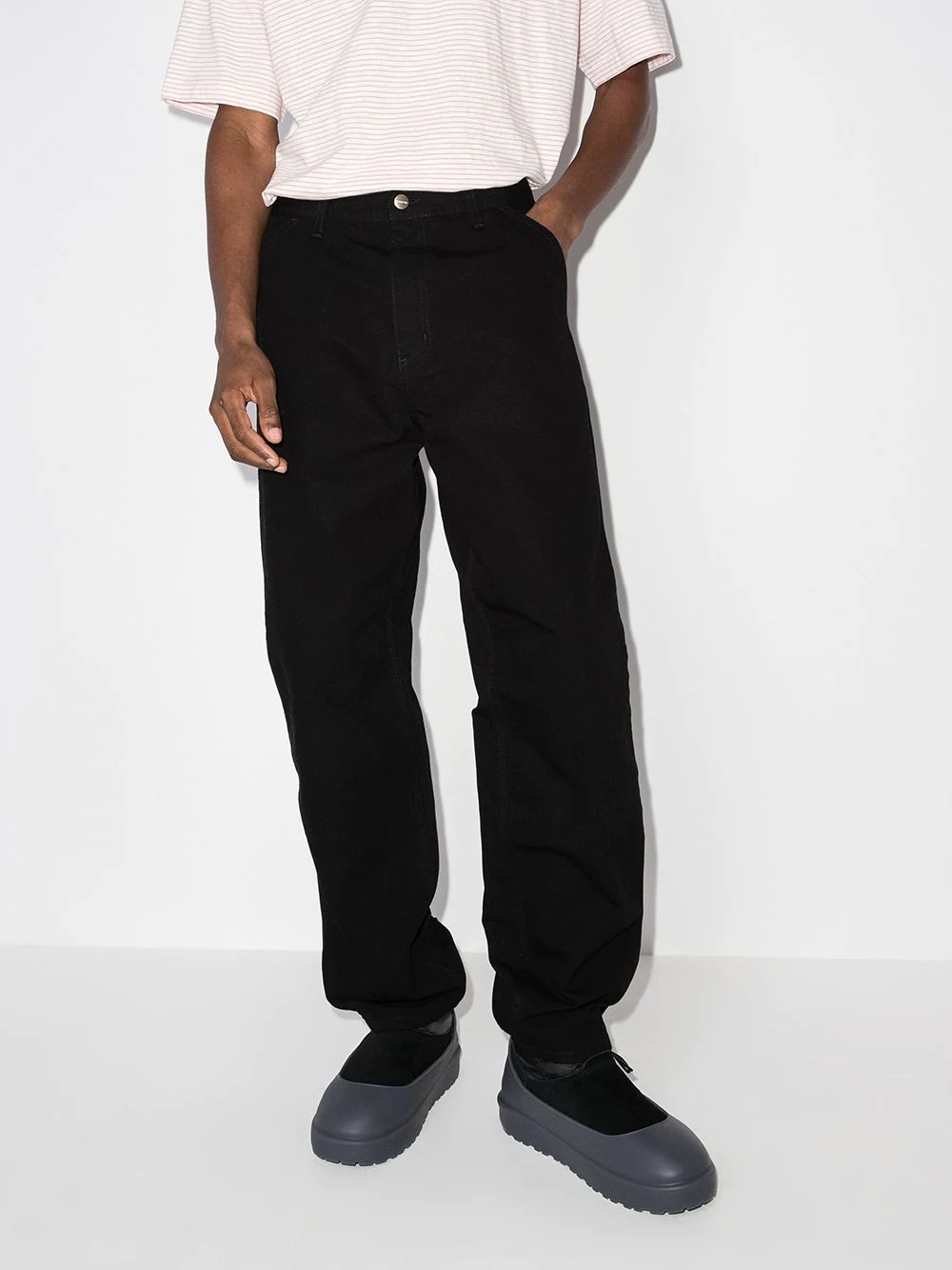 Single Knee tapered trousers - 2